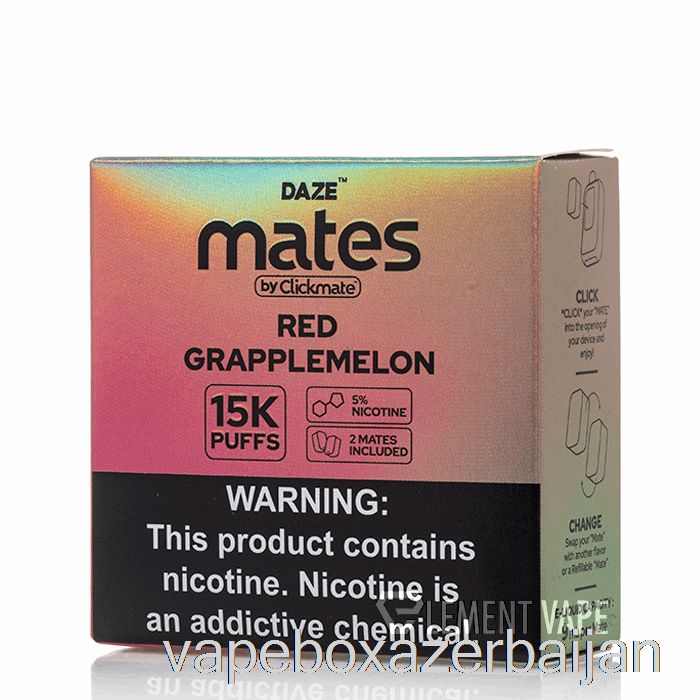 Vape Baku 7 Daze Mate Pods Red GrappleMelon